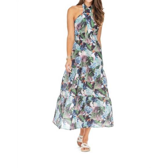 Toucan Tango Halter Mini Dress